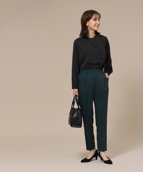 SHOO・LA・RUE(シューラルー)の「◆【通勤/デイリー/セレモニーにも】ラッフル2WAYブラウス【CIRCRIC】(シャツ/ブラウス・レディース・ホワイト系6/グレー系8/ブラック系5・04/01/02/05/03)」の15枚目の写真