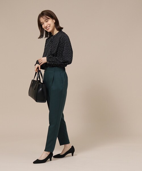 SHOO・LA・RUE(シューラルー)の「◆【通勤/デイリー/セレモニーにも】ラッフル2WAYブラウス【CIRCRIC】(シャツ/ブラウス・レディース・ホワイト系6/グレー系8/ブラック系5・04/01/02/05/03)」の17枚目の写真