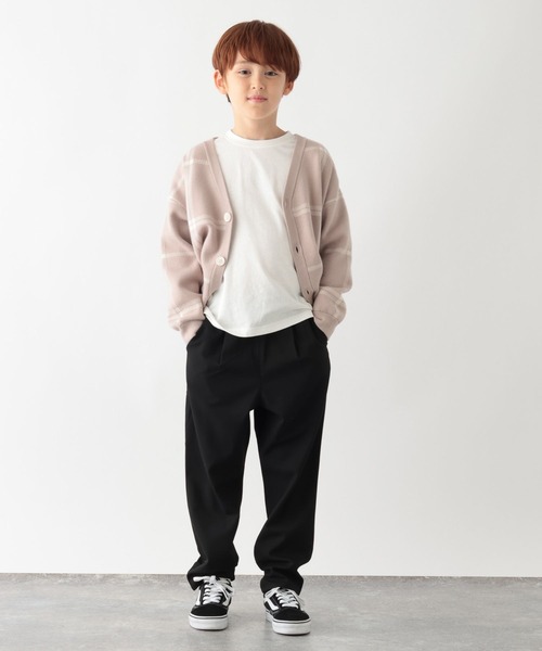 GLOBAL WORK(グローバルワーク)の「メルティ柄Vカーデ/969827(カーディガン/ボレロ・キッズ・グレー系その他/ベージュ/ホワイト系その他/チャコールグレー・100cm/110cm/120cm/130cm/140cm/150cm/160cm)」の21枚目の写真