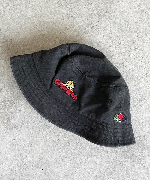 MARKEY'S（マーキーズ）の「【GARFIELD×FRUIT OF THE LOOM】別注KIDS HAT（ハット・キッズ・ブラック/ベージュ・FREE）」の2枚目の写真