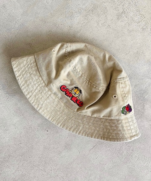 MARKEY'S（マーキーズ）の「【GARFIELD×FRUIT OF THE LOOM】別注KIDS HAT（ハット・キッズ・ブラック/ベージュ・FREE）」の3枚目の写真