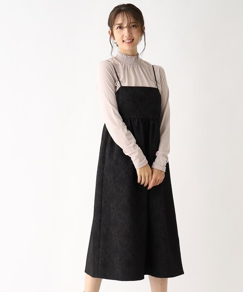 index(インデックス)の「◇ジャカードキャミワンピース【洗濯機洗い index(インデックス)の「◇ジャカードキャミワンピース【洗濯機洗い