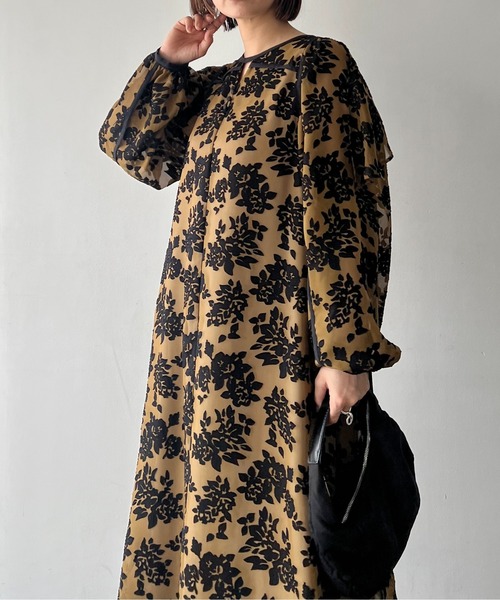 willfully ワンピース flower jacquard op willfully ワンピース flower jacquard op