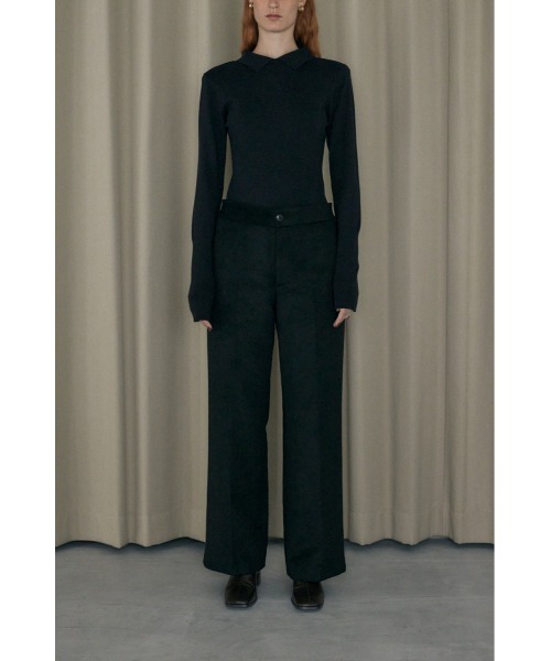 M_（エムアンダーバー）の「【M_】STRAIGHT パンツ（その他パンツ・レディース・ブラック/ネイビー/ブラウン・0/1/2）」の5枚目の写真