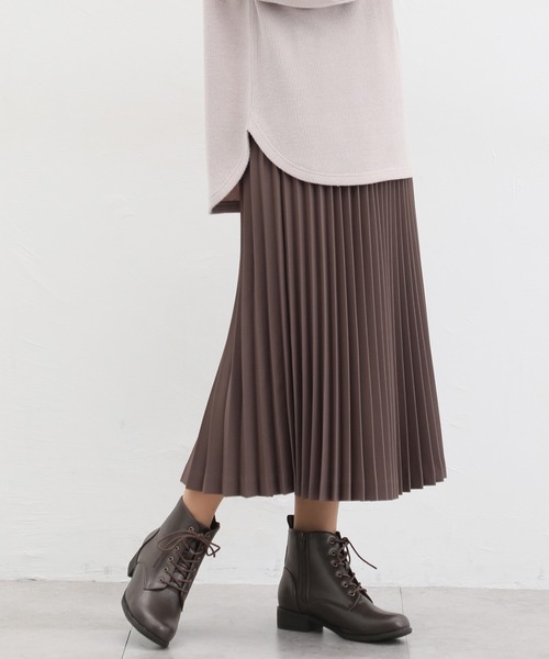 Honeys（ハニーズ）の「軽量レースアップブーツ（ブーツ・レディース・ダークブラウン/ブラック・S/M/L/LL）」の7枚目の写真