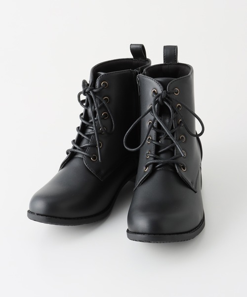 Honeys（ハニーズ）の「軽量レースアップブーツ（ブーツ・レディース・ダークブラウン/ブラック・S/M/L/LL）」の11枚目の写真