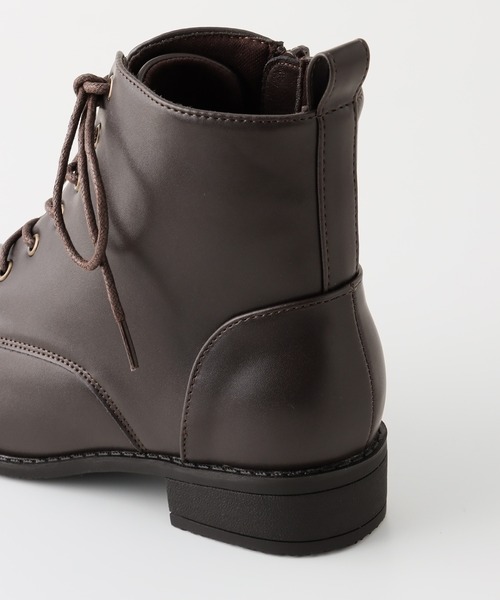Honeys（ハニーズ）の「軽量レースアップブーツ（ブーツ・レディース・ダークブラウン/ブラック・S/M/L/LL）」の22枚目の写真