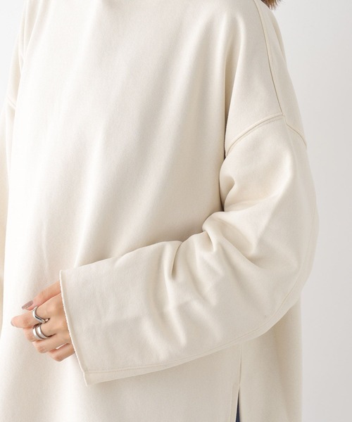 LEPSIM（レプシィム）の「チュニックフーディー　969917（パーカー・レディース・アイボリー/ブラウン/ブルー・FREE）」の17枚目の写真