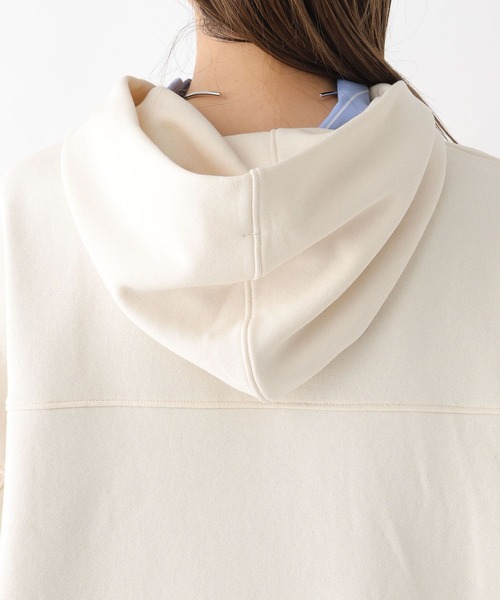 LEPSIM（レプシィム）の「チュニックフーディー　969917（パーカー・レディース・アイボリー/ブラウン/ブルー・FREE）」の19枚目の写真
