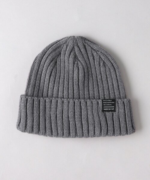 THE SHOP TK （ザ ショップ ティーケー ）の「◆ニットワッチキャップ（ニットキャップ/ビーニー・メンズ・モスグリーン/ブルー系その他/ブラック/オフホワイト/グレー・00）」の8枚目の写真