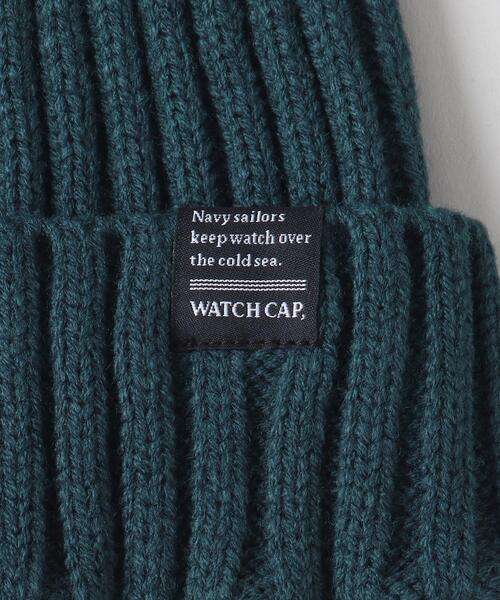 THE SHOP TK （ザ ショップ ティーケー ）の「◆ニットワッチキャップ（ニットキャップ/ビーニー・メンズ・モスグリーン/ブルー系その他/ブラック/オフホワイト/グレー・00）」の13枚目の写真