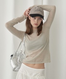 GIUNON | long sheer knit / ロングシアーニット(ニット/セーター)