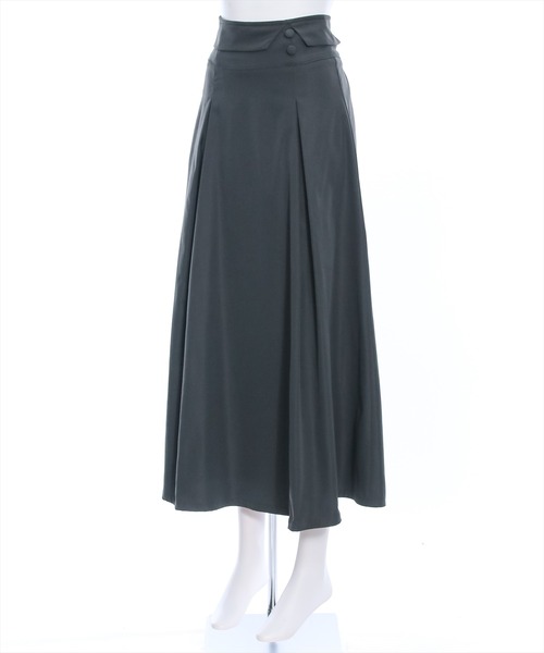 clear（クリア）の「ハイウエストタックフレアスカート[低身長用サイズ有]（スカート・レディース・ブルーグレー/チャコールグレー/サンドベージュ・S/M/XS）」の10枚目の写真