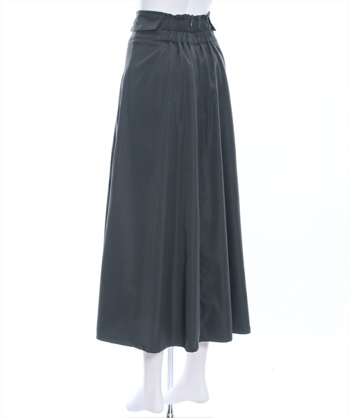 clear（クリア）の「ハイウエストタックフレアスカート[低身長用サイズ有]（スカート・レディース・ブルーグレー/チャコールグレー/サンドベージュ・S/M/XS）」の12枚目の写真