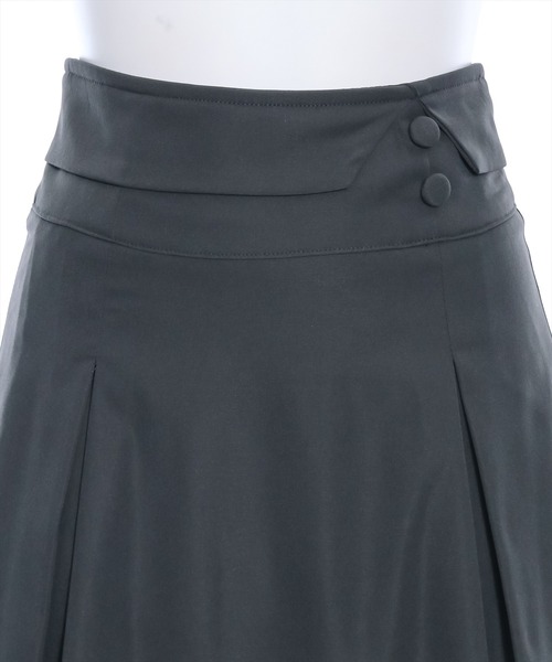 clear（クリア）の「ハイウエストタックフレアスカート[低身長用サイズ有]（スカート・レディース・ブルーグレー/チャコールグレー/サンドベージュ・S/M/XS）」の14枚目の写真