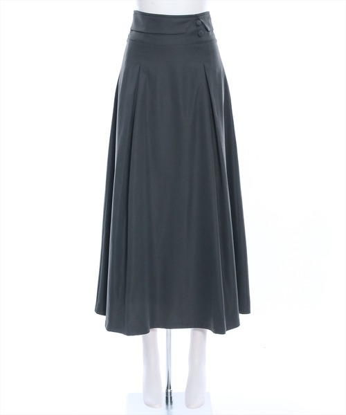 clear（クリア）の「ハイウエストタックフレアスカート[低身長用サイズ有]（スカート・レディース・ブルーグレー/チャコールグレー/サンドベージュ・S/M/XS）」の20枚目の写真