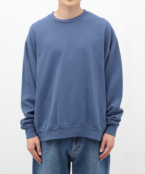 B.C STOCK（ベーセーストック）の「Pigment loose SWEAT/loose SWEAT（Tシャツ/カットソー・メンズ・ブラック/ホワイト/ネイビー・MEDIUM/LARGE）」の3枚目の写真