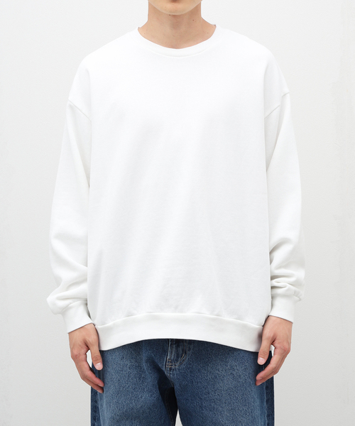 B.C STOCK（ベーセーストック）の「Pigment loose SWEAT/loose SWEAT（Tシャツ/カットソー・メンズ・ブラック/ホワイト/ネイビー・MEDIUM/LARGE）」の2枚目の写真