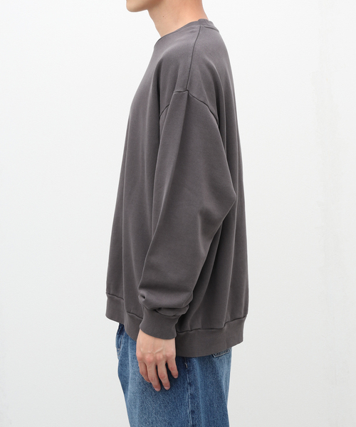 B.C STOCK（ベーセーストック）の「Pigment loose SWEAT/loose SWEAT（Tシャツ/カットソー・メンズ・ブラック/ホワイト/ネイビー・MEDIUM/LARGE）」の6枚目の写真
