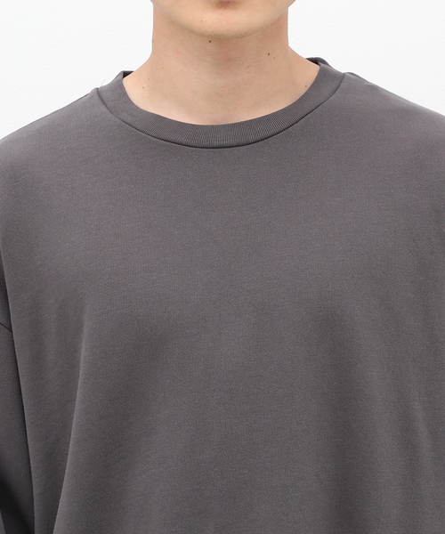 B.C STOCK（ベーセーストック）の「Pigment loose SWEAT/loose SWEAT（Tシャツ/カットソー・メンズ・ブラック/ホワイト/ネイビー・MEDIUM/LARGE）」の8枚目の写真