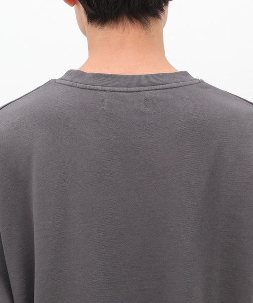 B.C STOCK（ベーセーストック）の「Pigment loose SWEAT/loose SWEAT（Tシャツ/カットソー・メンズ・ブラック/ホワイト/ネイビー・MEDIUM/LARGE）」の9枚目の写真