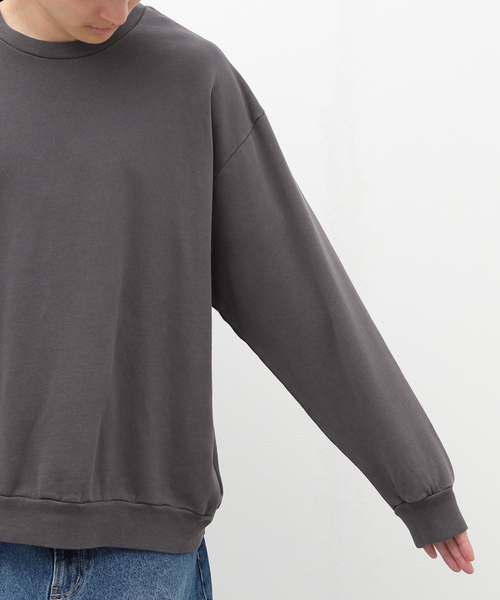 B.C STOCK（ベーセーストック）の「Pigment loose SWEAT/loose SWEAT（Tシャツ/カットソー・メンズ・ブラック/ホワイト/ネイビー・MEDIUM/LARGE）」の10枚目の写真