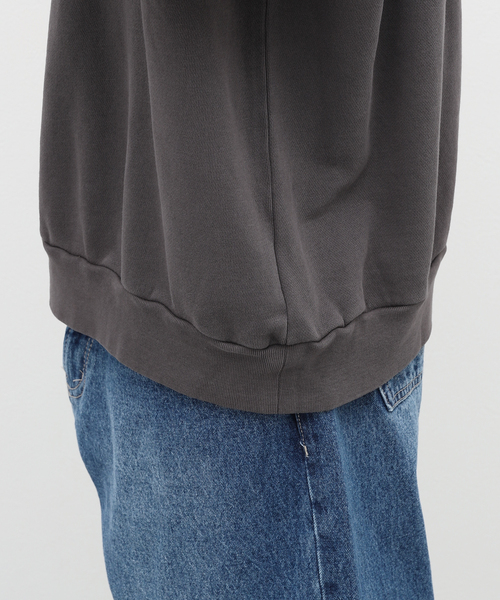 B.C STOCK（ベーセーストック）の「Pigment loose SWEAT/loose SWEAT（Tシャツ/カットソー・メンズ・ブラック/ホワイト/ネイビー・MEDIUM/LARGE）」の12枚目の写真
