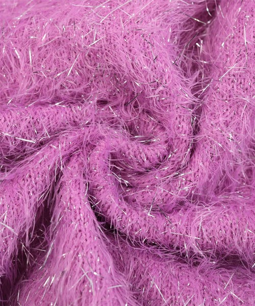 miette（ミエット）の「2wayリボンラメシャギーニットベスト（ベスト・レディース・ブラック/ブルー/ホワイト/ピンク・FREE）」の14枚目の写真