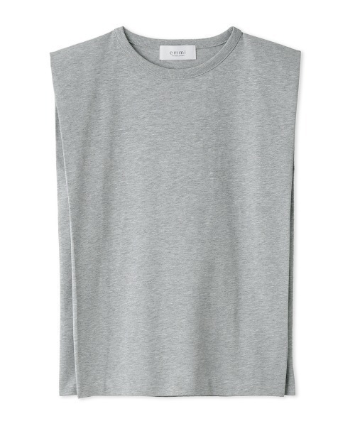 emmi(エミ)の「【emmi atelier】コンパクトスクエアトップス(Tシャツ/カットソー・レディース・グレー/ブラック/ホワイト/オレンジ・FREE)」の11枚目の写真