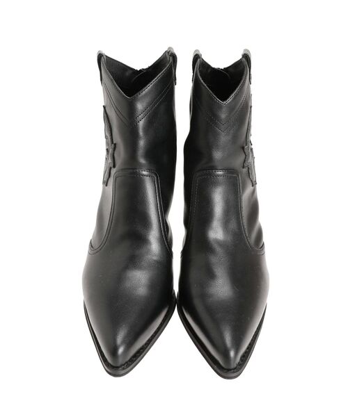 GYDA（ジェイダ）の「WESTERNショートブーツ（ブーツ・レディース・ベージュ/ブラック・MEDIUM/LARGE/SMALL）」の5枚目の写真