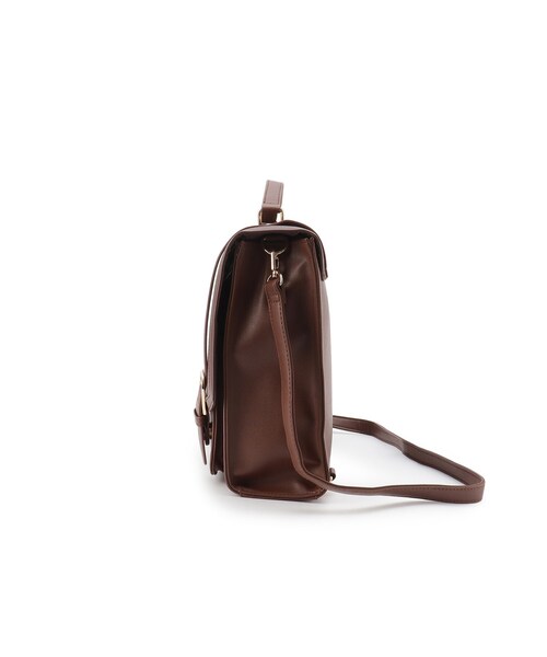 Ober Tashe（オーバータッシェ）の「スカラップサッチェル（バックパック/リュック・レディース・ブラック/ダークブラウン/キャメル・FREE）」の22枚目の写真