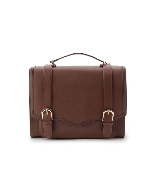 Ober Tashe（オーバータッシェ）の「スカラップサッチェル（バックパック/リュック・レディース・ブラック/ダークブラウン/キャメル・FREE）」の13枚目の写真