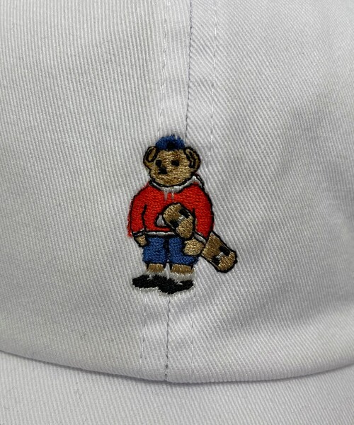 fredy emue（フレディエミュ）の「スケーターベアキャップ（キャップ・レディース・オフホワイト/チャコールグレー/サックスブルー・FREE）」の8枚目の写真
