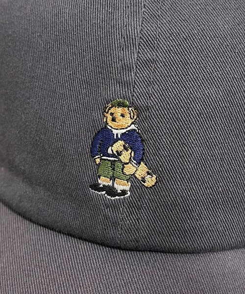 fredy emue（フレディエミュ）の「スケーターベアキャップ（キャップ・レディース・オフホワイト/チャコールグレー/サックスブルー・FREE）」の12枚目の写真