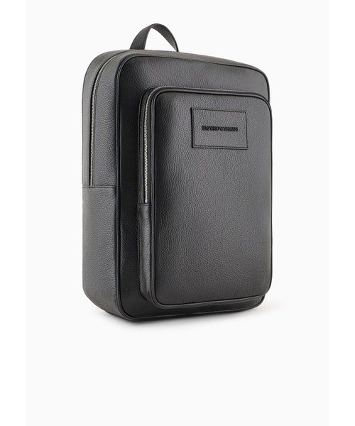 エンポリオ アルマーニ】バックパック タンブルレザー製 ノート