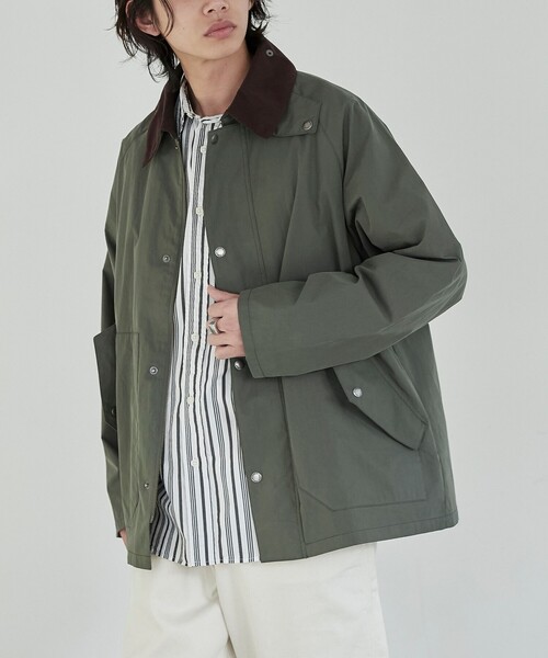 coen(コーエン)の「ライトハンティングナイロンジャケット(ブルゾン・メンズ・ブラック/オフホワイト/オリーブ・S/M/L)」の3枚目の写真