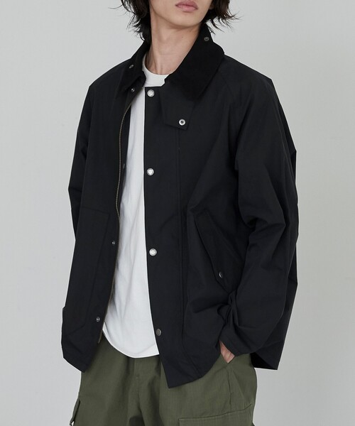 coen(コーエン)の「ライトハンティングナイロンジャケット(ブルゾン・メンズ・ブラック/オフホワイト/オリーブ・S/M/L)」の1枚目の写真