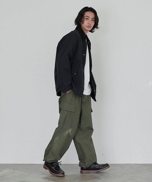 coen(コーエン)の「ライトハンティングナイロンジャケット(ブルゾン・メンズ・ブラック/オフホワイト/オリーブ・S/M/L)」の9枚目の写真