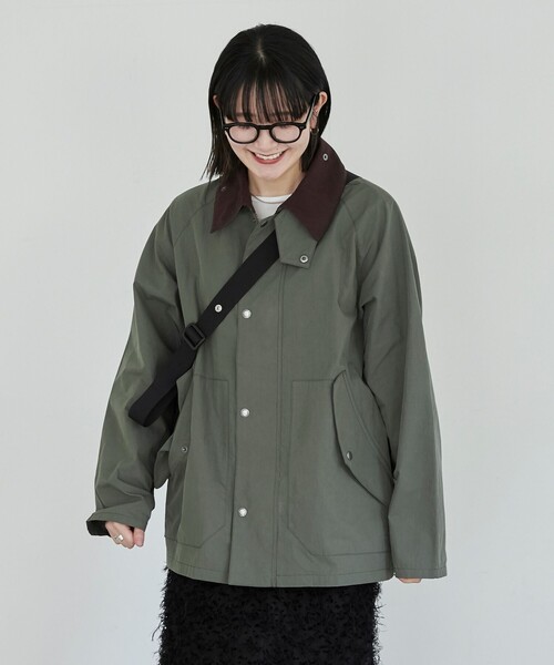 coen(コーエン)の「ライトハンティングナイロンジャケット(ブルゾン・メンズ・ブラック/オフホワイト/オリーブ・S/M/L)」の11枚目の写真