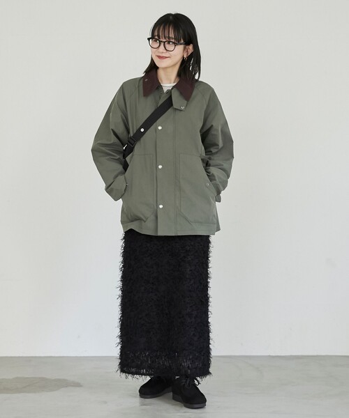 coen(コーエン)の「ライトハンティングナイロンジャケット(ブルゾン・メンズ・ブラック/オフホワイト/オリーブ・S/M/L)」の12枚目の写真