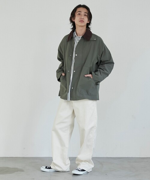 coen(コーエン)の「ライトハンティングナイロンジャケット(ブルゾン・メンズ・ブラック/オフホワイト/オリーブ・S/M/L)」の15枚目の写真