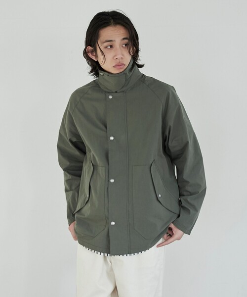 coen(コーエン)の「ライトハンティングナイロンジャケット(ブルゾン・メンズ・ブラック/オフホワイト/オリーブ・S/M/L)」の16枚目の写真