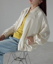 Fizz（フィズ）の「サテンライクオーバーサイズブルゾン（ブルゾン）」