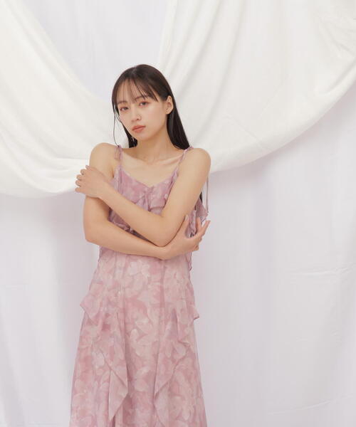 JILL by JILL STUART(ジルバイジルスチュアート)の「◇ジェムフラワープリントワンピース(ワンピース・レディース・ピンク/ブルー・FREE)」の15枚目の写真