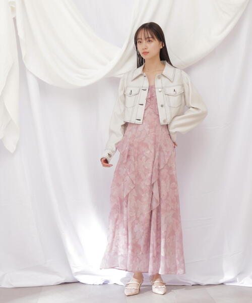 JILL by JILL STUART(ジルバイジルスチュアート)の「◇ジェムフラワープリントワンピース(ワンピース・レディース・ピンク/ブルー・FREE)」の17枚目の写真