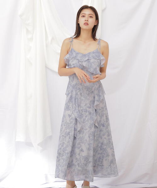 JILL by JILL STUART(ジルバイジルスチュアート)の「◇ジェムフラワープリントワンピース(ワンピース・レディース・ピンク/ブルー・FREE)」の20枚目の写真