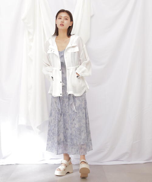 新品タグ付き　ジルスチュアート　ジェムフラワープリントワンピース F セール】◇ジェムフラワープリントワンピース（ワンピース