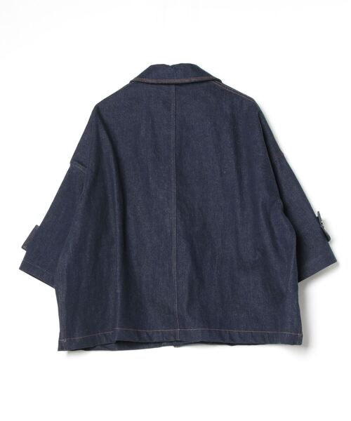 未使用級　マッキントッシュ　HUMBIE DENIM JACKET インディゴ MACKINTOSH】HUMBIE NO COLLAR DENIM JACKET | GOOD THINGS Vol