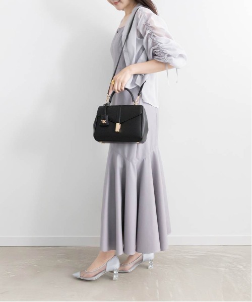 RANDA（ランダ）の「2WAYクラシカルフラップバッグ（ショルダーバッグ・レディース・ホワイト/ブルー/ブラック・FREE）」の9枚目の写真