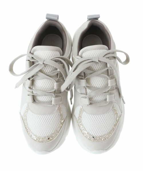 31 Sons de mode（トランテアン　ソン　ドゥ　モード）の「グリッタースニーカー（スニーカー・レディース・オフホワイト/グレー・L/S/M）」の16枚目の写真